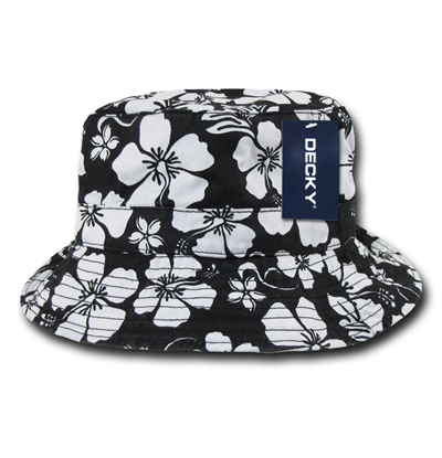 455 Floral Polo Bucket Hat