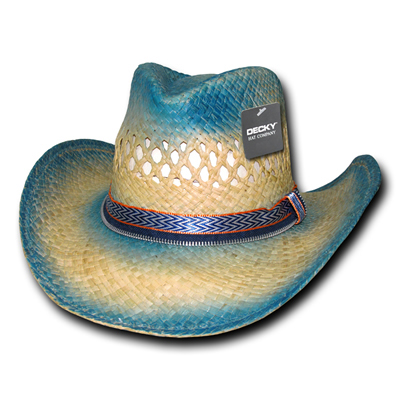 522 Sea Breeze Raffia Cowboy Hat
