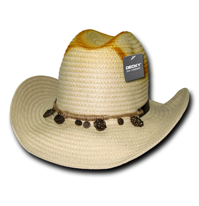 524 Santa Fe Paper Braid Cowboy Hat